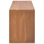 vidaXL Meuble TV 110x30x40 cm Bois de teck massif