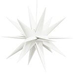 vidaXL Étoile de Moravie avec LED pliable blanc 57 cm