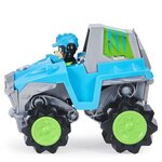 Pat patrouille - vehicule + figurine deluxe rex dino rescue paw patrol - 6059329 - jeu jouet enfant - voiture transformable