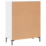 vidaXL Buffet blanc 69 5x34x90 cm bois d'ingénierie