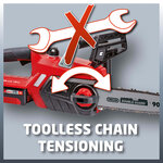 Einhell Tronçonneuse sans fil GE-LC 18 Li Kit 4501760