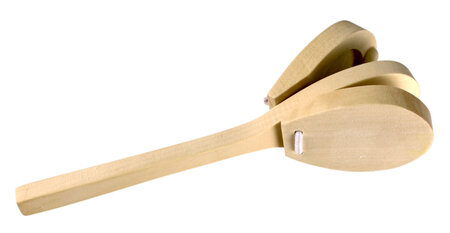 Castagnettes en bois 16 4 x 4 x 3 7 cm