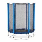 Trampoline bleu et filet de sécurité junior de 4 5"