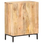 vidaXL Buffet 60x35x77 cm Bois de manguier massif