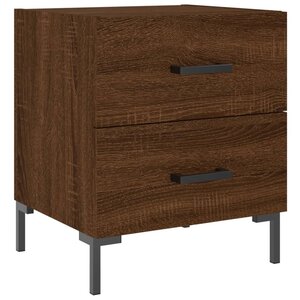 vidaXL Table de chevet chêne marron 40x35x47 5 cm bois d’ingénierie