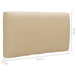 vidaXL Salon de jardin palette 6 Pièces pin imprégné de marron miel
