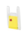(lot  de 450 sacs) sac bretelle 50 µ recyclé transparent transparent