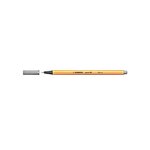 Stylo-feutre point 88 pointe fine 0 4 mm gris foncé stabilo