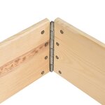 vidaXL Jardinière surélevée 100x100 cm Bois de pin solide
