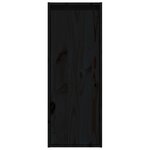 vidaXL Meubles TV 2 Pièces Noir Bois massif de pin
