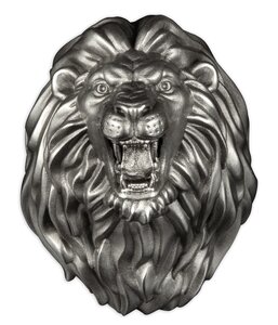 LION HEAD 3 onces argent monnaie 50 Francs Burundi 2023