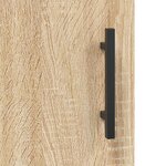 vidaXL Buffet haut Chêne sonoma 34 5x34x180 cm Bois d'ingénierie