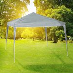 HI Tente de réception pliable 3 x 3 m Gris
