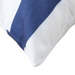 vidaXL Coussins de palette 2 Pièces rayures bleues/blanches tissu oxford