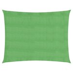 vidaXL Voile d'ombrage 160 g/m² Vert clair 3 5x4 5 m PEHD