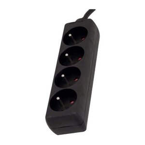 PRISE MULT+CORDON 4X16A RECTANG. NOIR 1.5m UNIVERSEEL