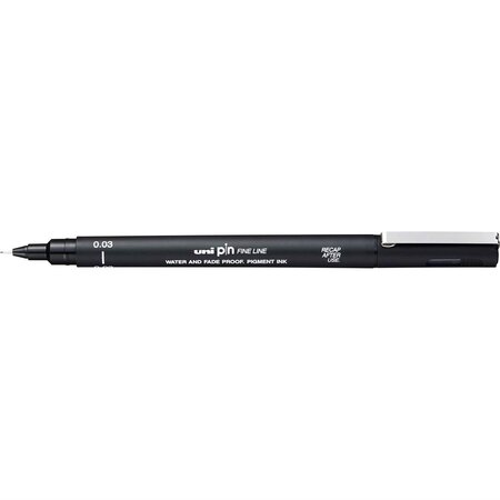 Feutre technique pin 003200 n pte 0 03 mm noir uni-ball
