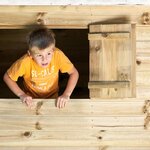 Swing king maison pour enfants louise bois 7850000