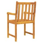 vidaXL Chaises de jardin 2 Pièces Bois d'acacia solide