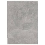 vidaXL Meuble TV Gris béton 146 5x35x50 cm Aggloméré