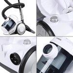 OCEANIC VC10WBAX2 Aspirateur traîneau sans sac - 700W - 78 dB - A