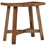 vidaXL Tabouret de salle de bain Bois de Suar solide