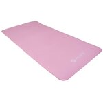 Pure2improve tapis de yoga 120x60x1 cm caoutchouc rose