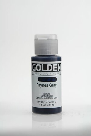 Peinture Acrylic FLUIDS Golden II 30ml Gris Paynes