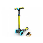 Nexo trottinette pliable Vert citron-Roues LED et jeu magnétique