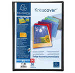 Protège-documents En Polypropylène Semi Rigide Kreacover® Opaque 60 Vues - A4 - Couleurs Assorties - X 12 - Exacompta