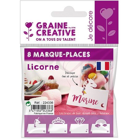 Marque Places Licorne 8 pièces