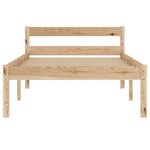 vidaXL Cadre de lit Bois de pin massif 100 x 200 cm