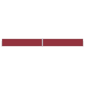 vidaXL Auvent latéral rétractable de patio 170x1200 cm Rouge