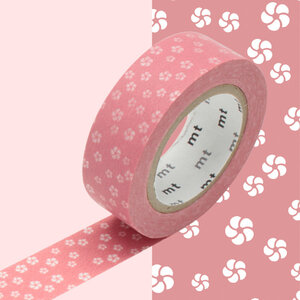 Masking Tape MT 1 5 cm Fleur rose