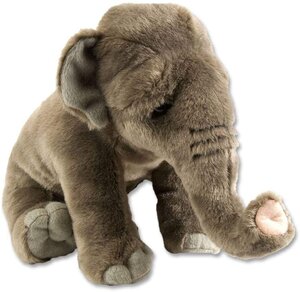 Peluche Éléphant D'Asie Cuddlekins De 30 Cm Marron Clair