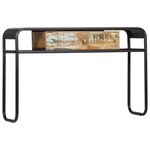vidaXL Table console 118 x 30 x 75 cm Bois de récupération massif