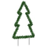vidaXL Décoration lumineuse arbre de Noël avec piquets 115 LED 90 cm