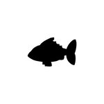 Ardoise Silhouette murale Poisson
