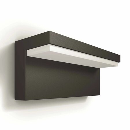 Philips mygarden lampe murale led bustan 2x4 5 w anthracite 1648393p0