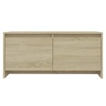 vidaXL Table basse Chêne Sonoma 90x50x41 5 cm Aggloméré