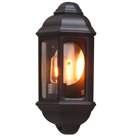 KONSTSMIDE Applique murale Cagliari Verre Noir mat