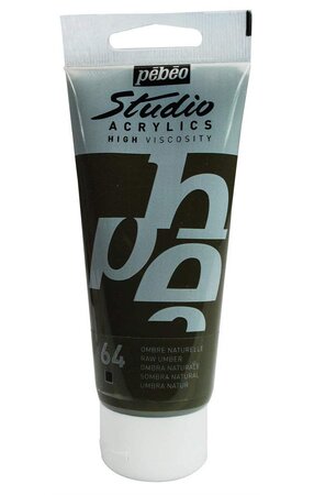 Peinture studio acrylique tube ombre naturelle 100 ml pébéo