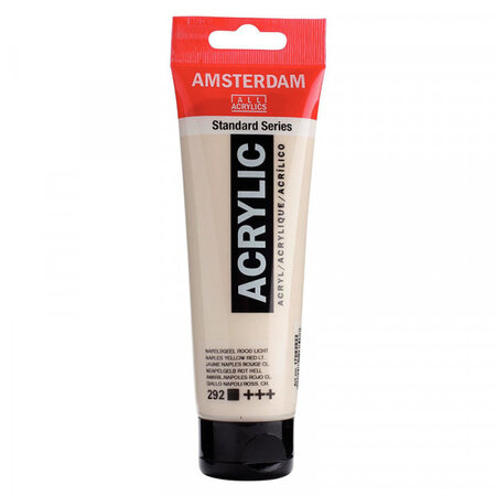 Peinture acrylique en tube - jaune naples rouge clair - 120ml - amsterdam