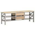 vidaXL Meuble TV 120x30x40 cm Bois massif de manguier