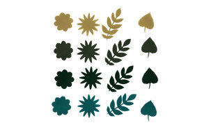 Feuille en feutrine 84 pièces