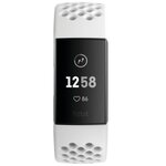 FITBIT Bracelet connecté Sport Charge 3 - Spéciale édition - Blanc givré et graphite