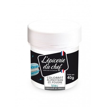 Colorant alimentaire en poudre bleu 40 g