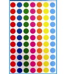 Gommettes transparentes Rond Ø 8 mm x 385
