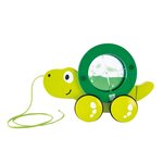 Hape jouet à tirer tito vert e0354