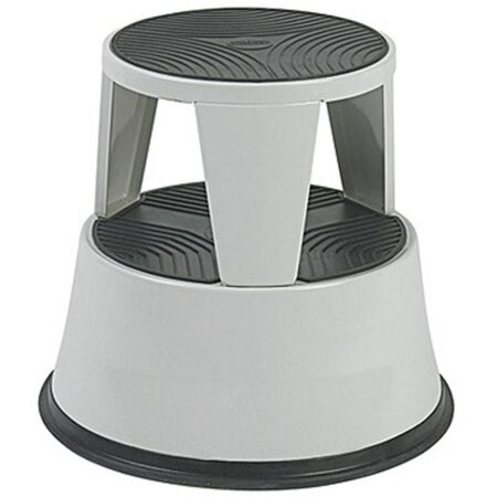 Marchepied tabouret métal gris clair
